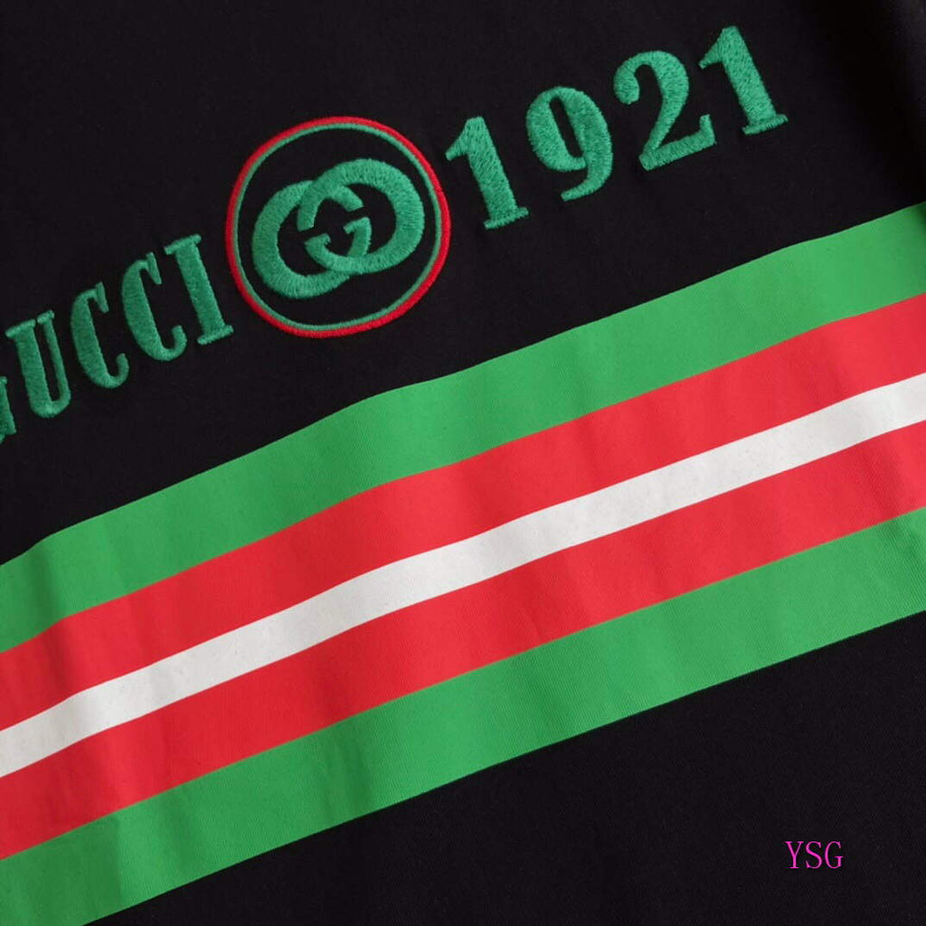 Gucci Women Men T-shirts Wholesale Gucci Short Sleeve Clothing G60921