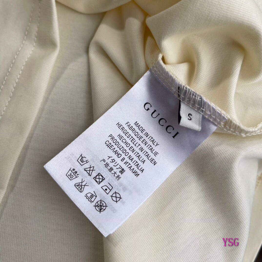 Gucci Women Men T-shirts Wholesale Gucci Short Sleeve Clothing G60922