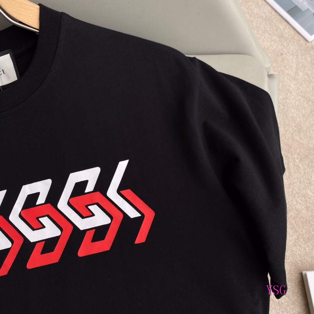 Gucci Women Men T-shirts Wholesale Gucci Short Sleeve Clothing G60923