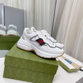 Gucci Women Men's Rhyton Sneaker 657977 White