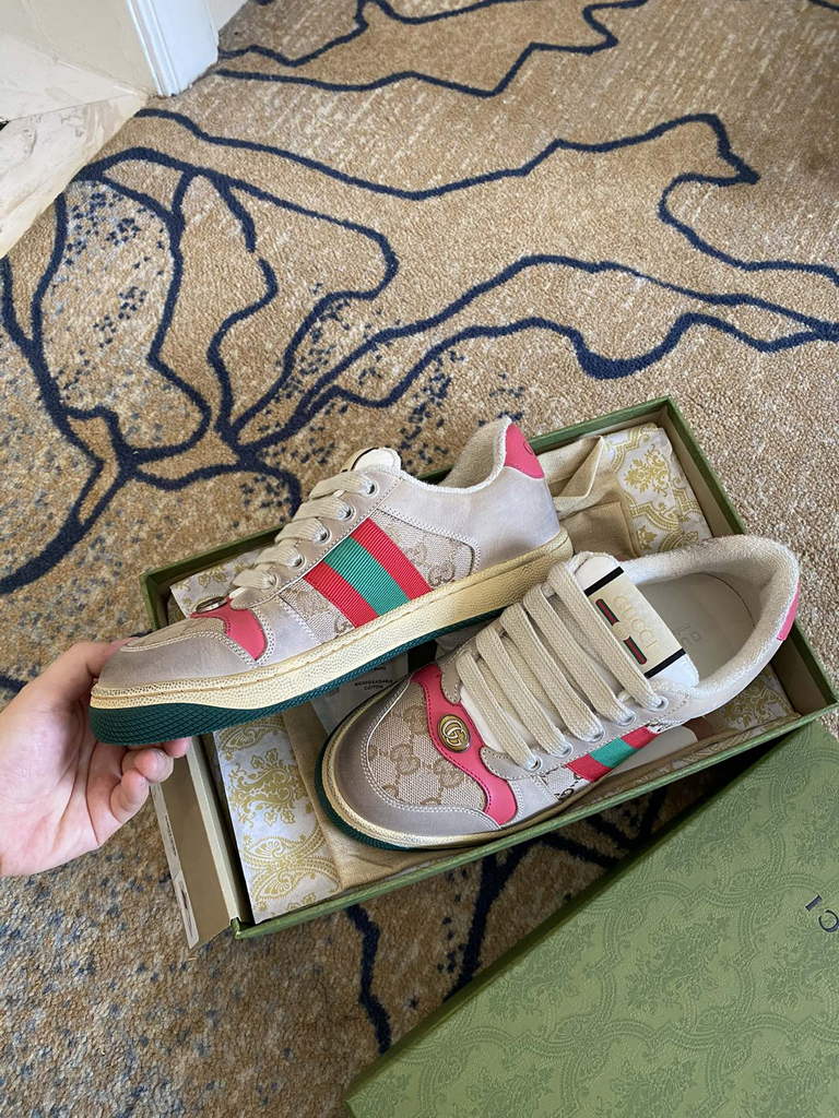 Gucci Women Men's Screener GG Sneaker G18741