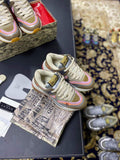 Gucci Women Men¡®s Ultrapace R Leather Sneaker 81113 Purple and Silver - luxibagsmall