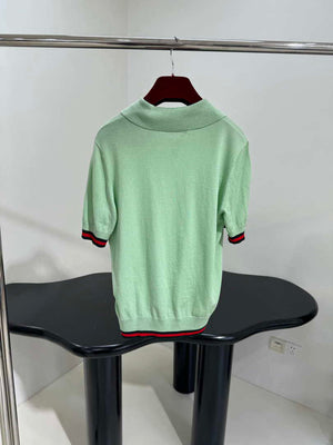 Gucci Women New Wool Blend Polo Shirt G85271 - S - View 3