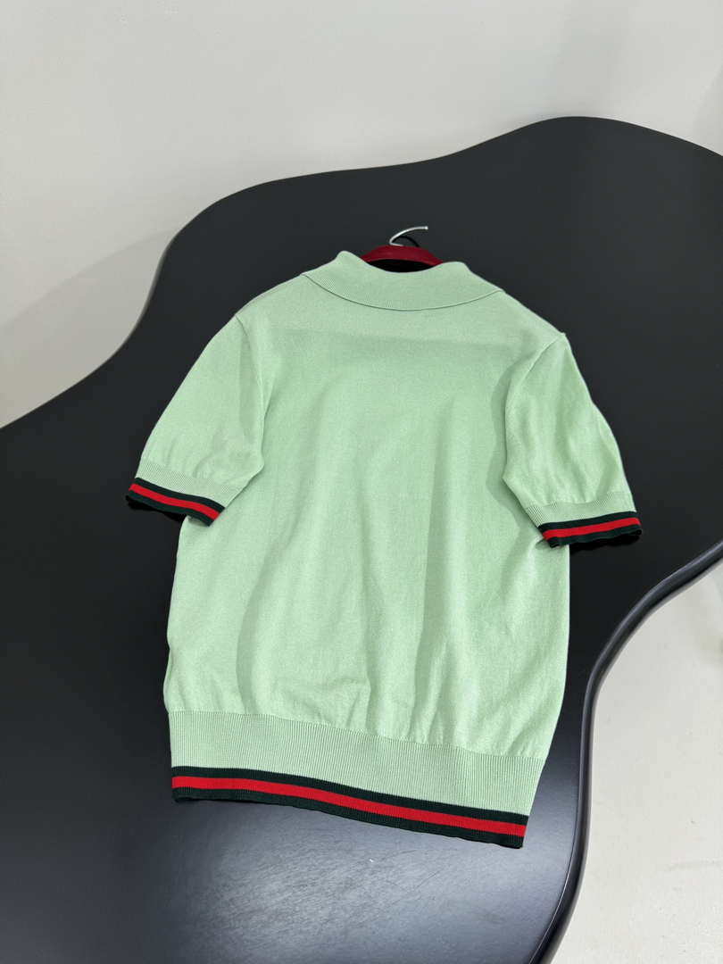 Gucci Women New Wool Blend Polo Shirt G85271