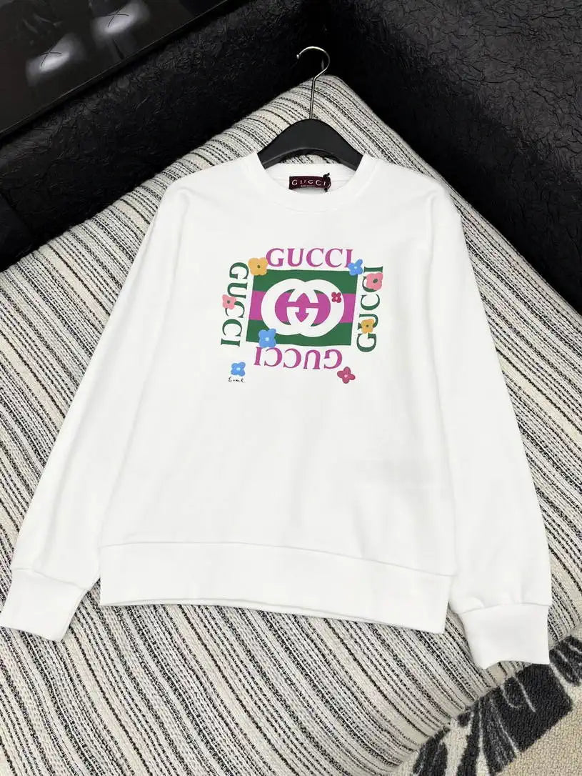 Gucci Women printing Letter sweatshirt T-shirt  G11136