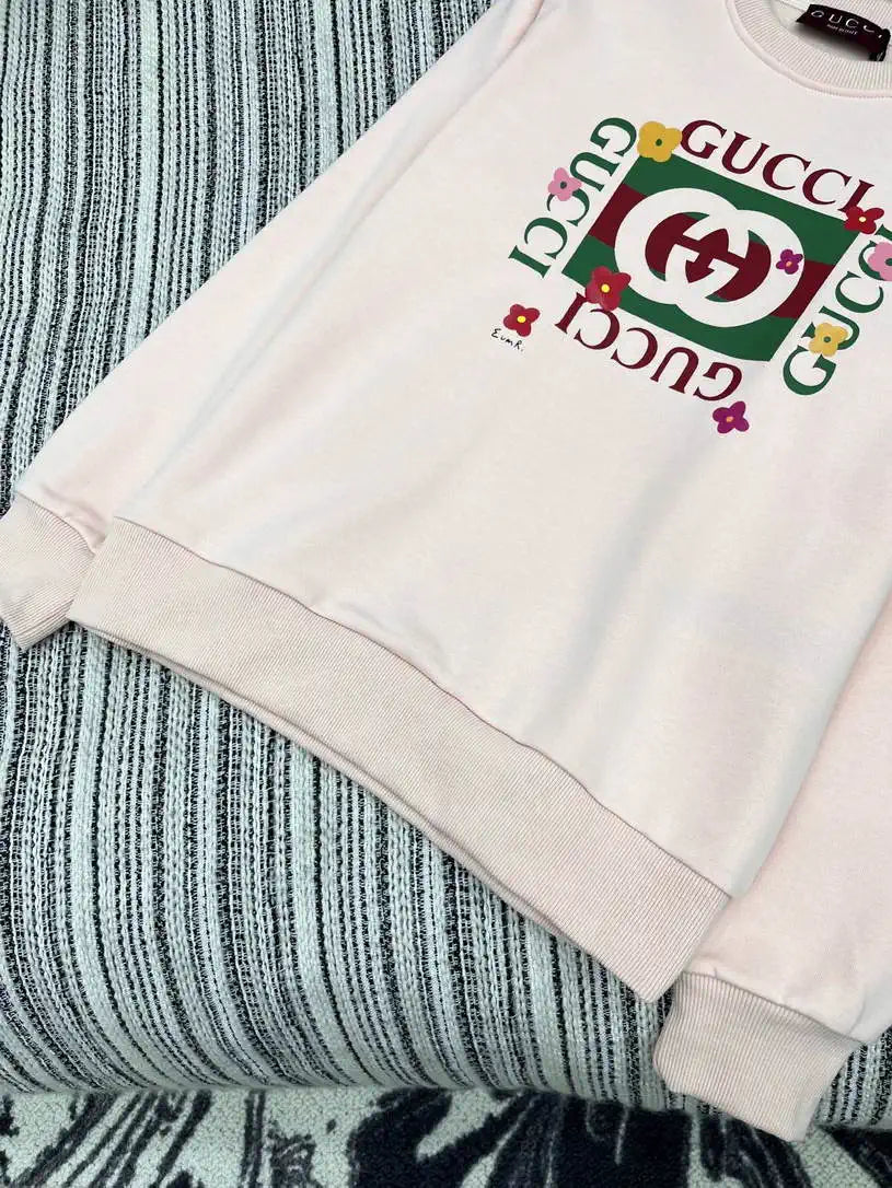 Gucci Women printing Letter sweatshirt T-shirt  G11137
