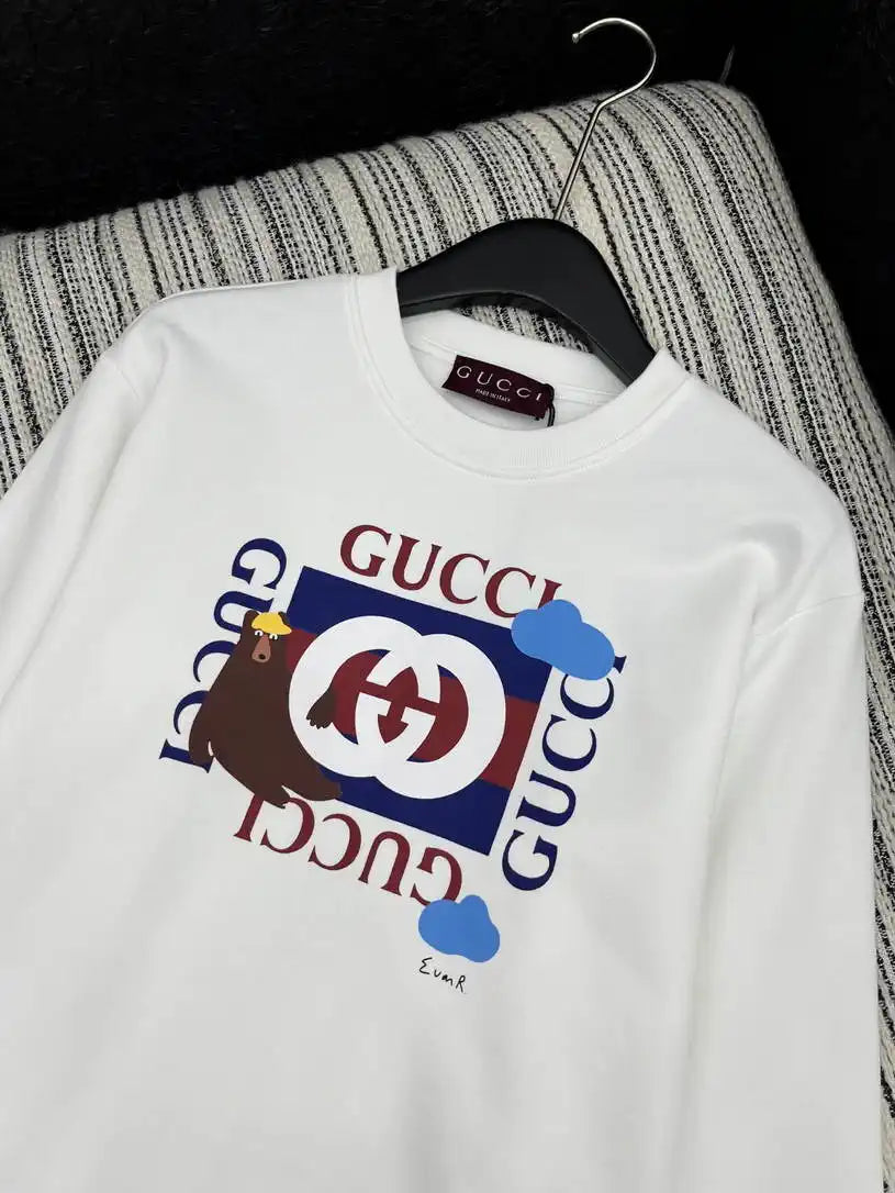 Gucci Women printing Letter sweatshirt T-shirt  G11138