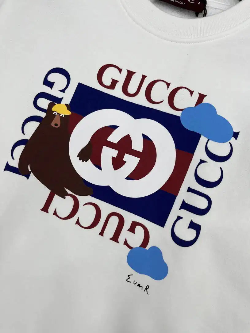 Gucci Women printing Letter sweatshirt T-shirt  G11138