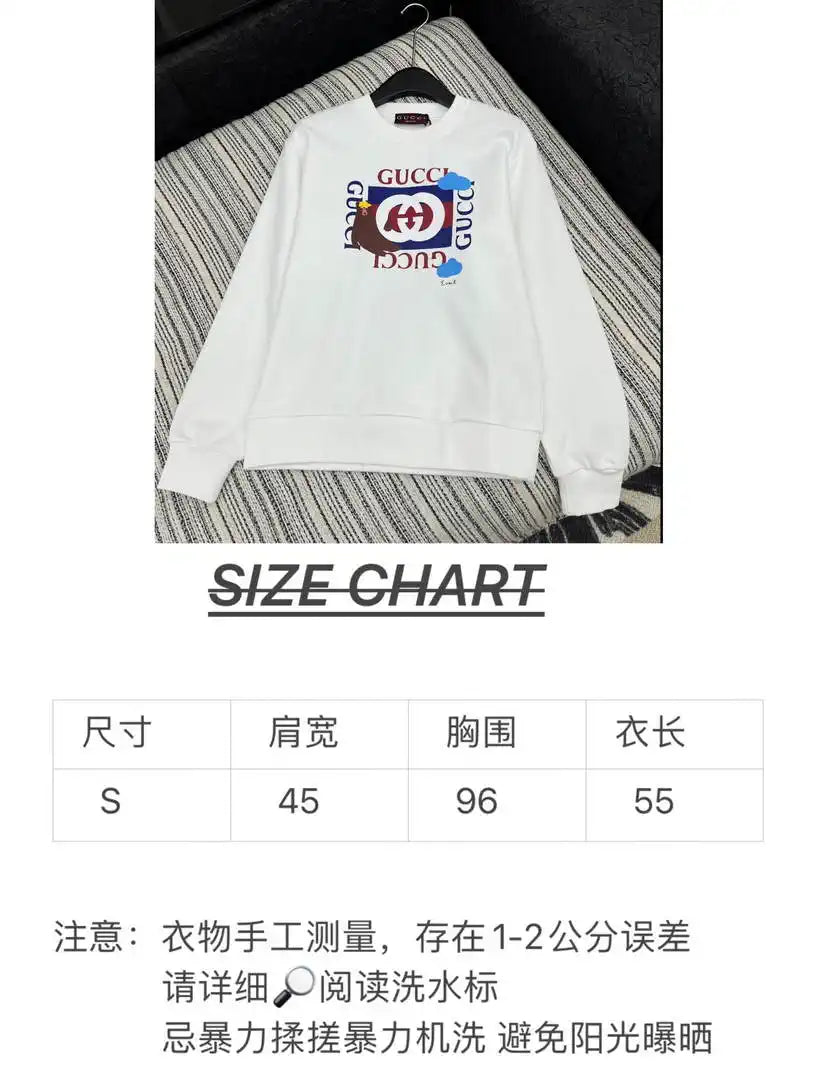 Gucci Women printing Letter sweatshirt T-shirt  G11137