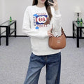Gucci Women printing Letter sweatshirt T-shirt  G11138
