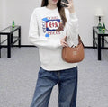 Gucci Women printing Letter sweatshirt T-shirt  G11138