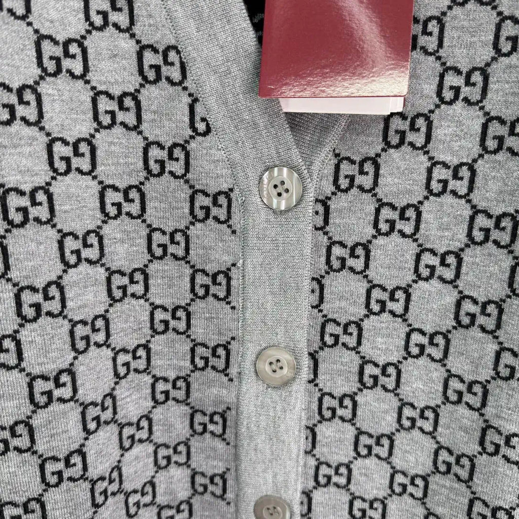 Gucci Women Reversible jacquard-knit cardigan G11106