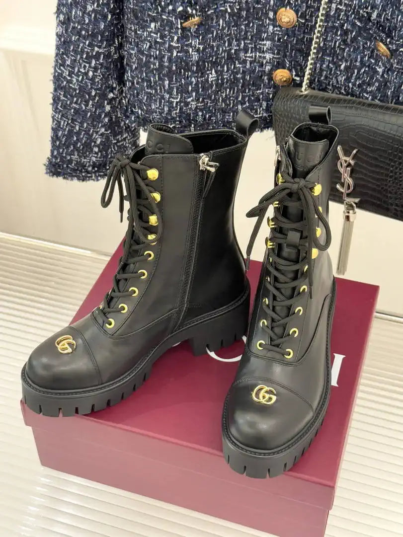Gucci Women Shoes Martens boots ankle G77350