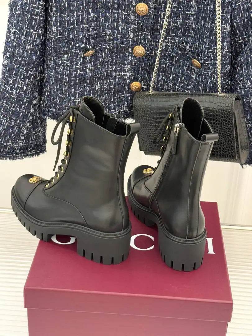 Gucci Women Shoes Martens boots ankle G77350