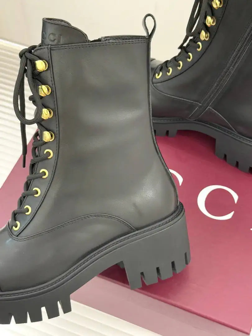 Gucci Women Shoes Martens boots ankle G77350