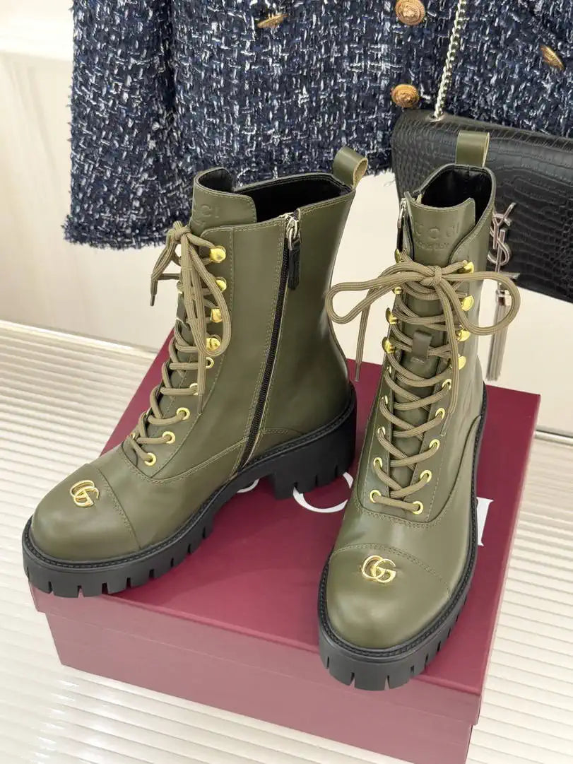 Gucci Women Shoes Martens boots ankle G77351