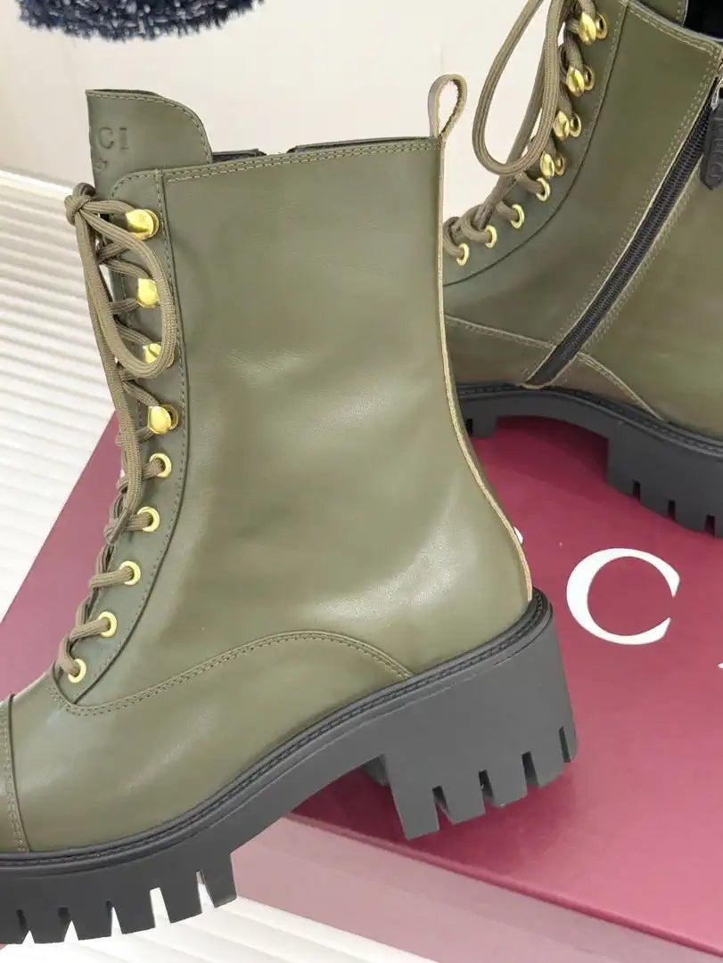 Gucci Women Shoes Martens boots ankle G77351