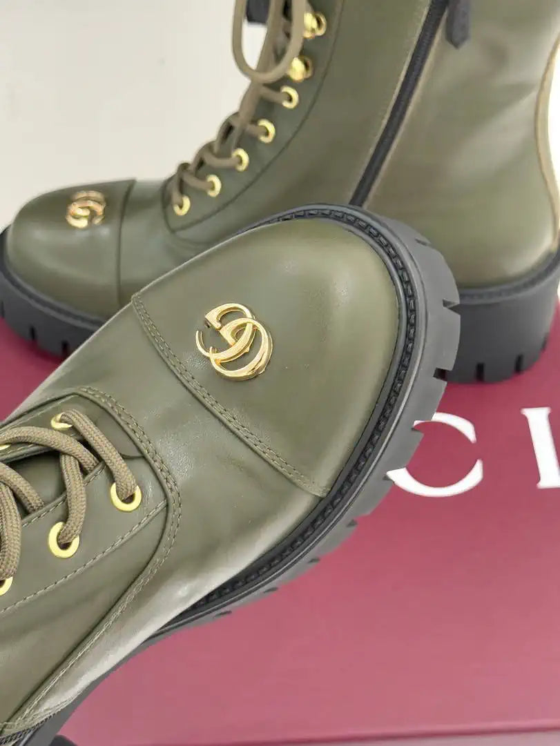 Gucci Women Shoes Martens boots ankle G77351