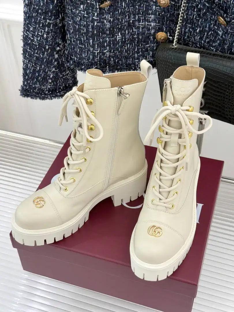 Gucci Women Shoes Martens boots ankle G77352