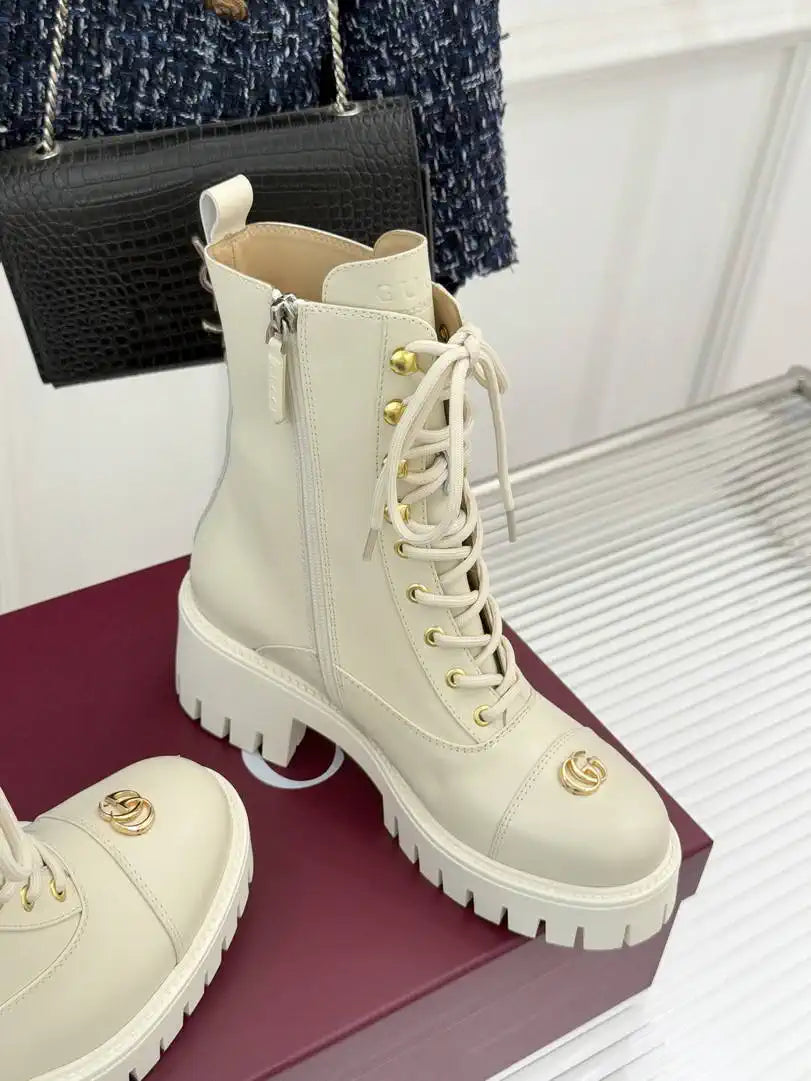 Gucci Women Shoes Martens boots ankle G77352