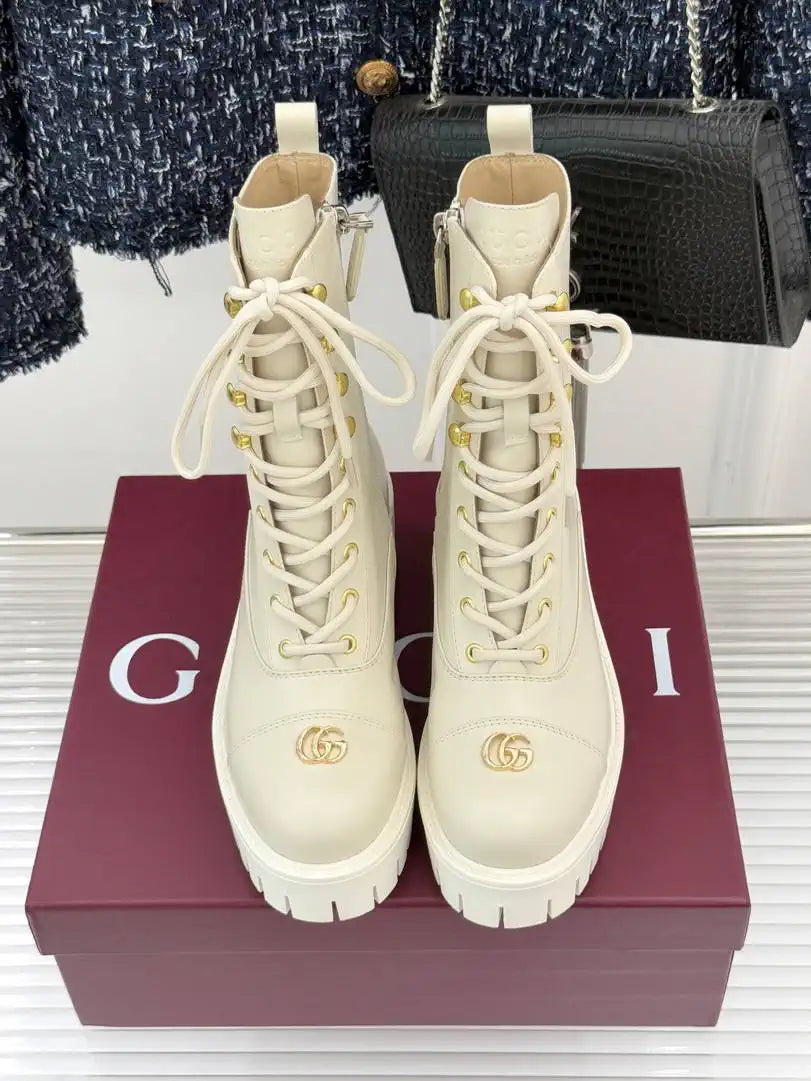Gucci Women Shoes Martens boots ankle G77352