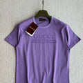 Gucci Women Slogan cotton short-sleeved T-shirt G85286 - S - View 1