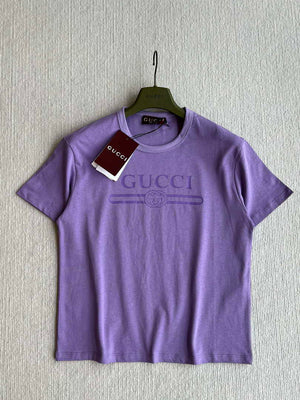 Gucci Women Slogan cotton short-sleeved T-shirt G85286 - S - View 1