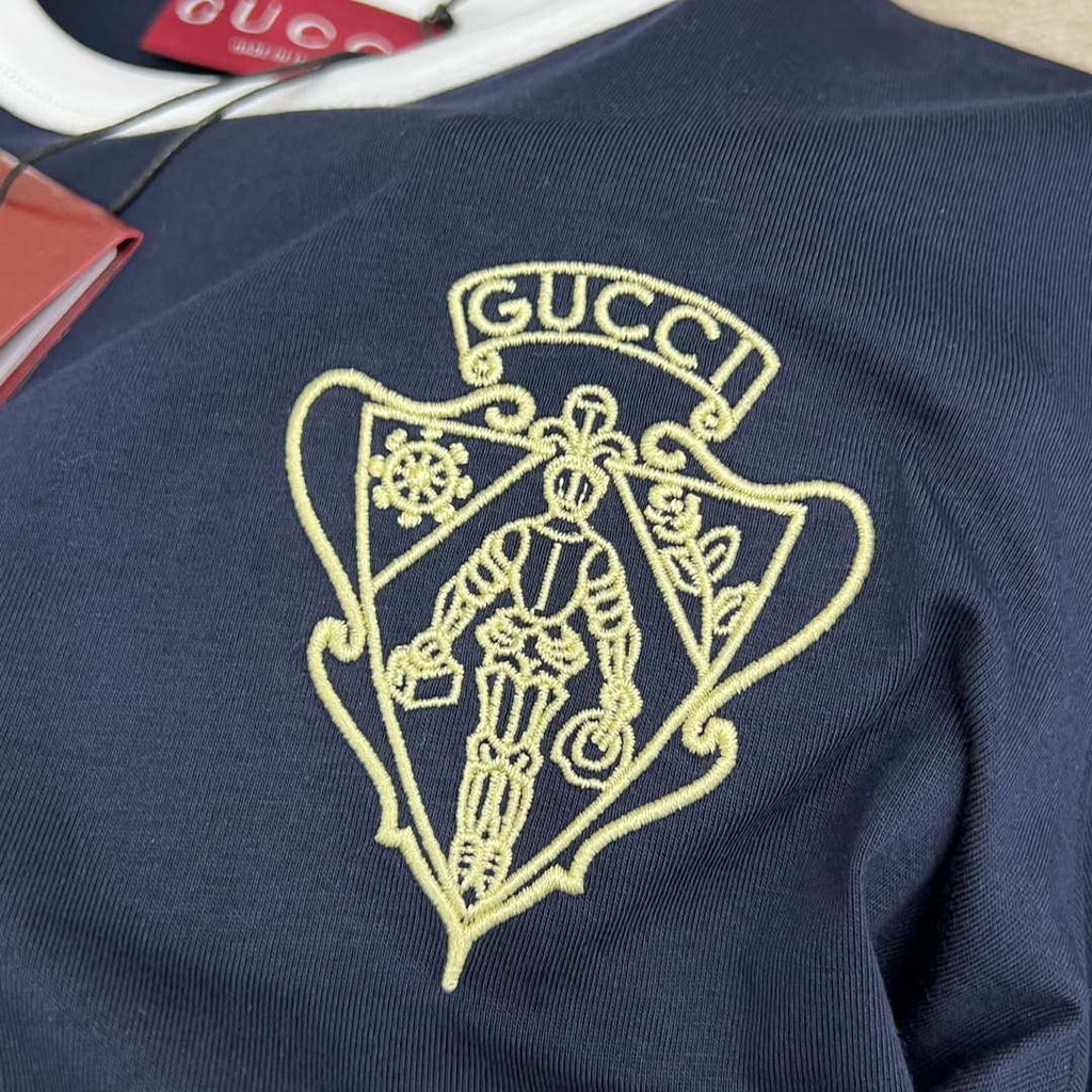 Gucci Women Slogan cotton short-sleeved T-shirt G85287