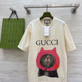 Gucci Women Slogan cotton short-sleeved T-shirt G85291 - S - View 1
