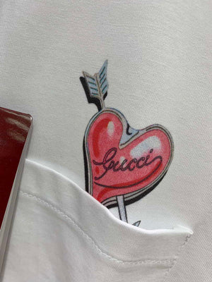 Gucci Women Slogan cotton short-sleeved T-shirt G85292 - S - View 4