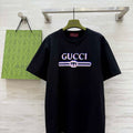 Gucci Women Slogan cotton short-sleeved T-shirt G85293 - White / S - View 1