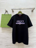 Gucci Women Slogan cotton short-sleeved T-shirt G85293