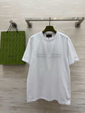 Gucci Women Slogan cotton short-sleeved T-shirt G85294