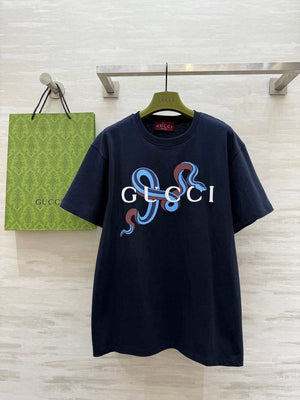 Gucci Women Slogan cotton short-sleeved T-shirt G85295 - S - View 1