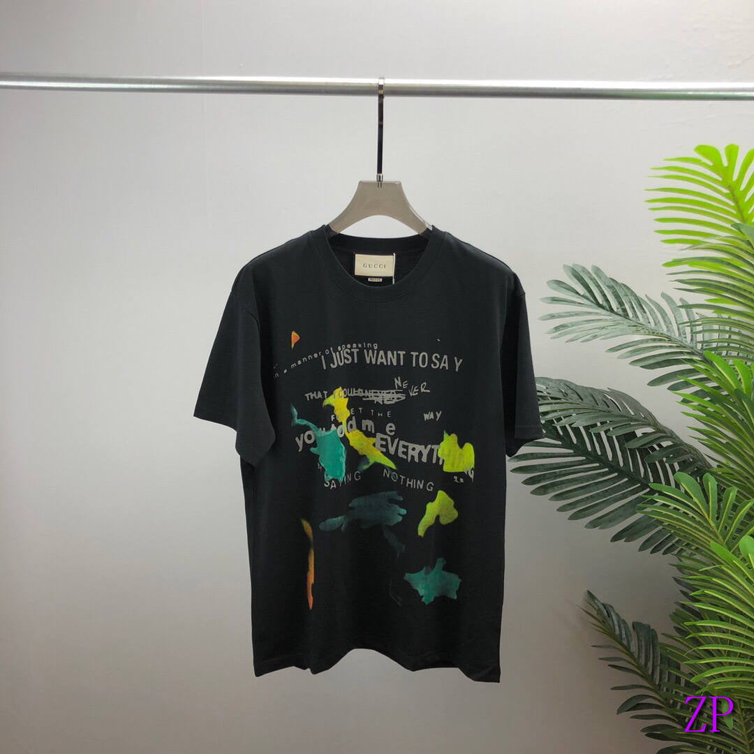 Gucci Women T-shirts Wholesale Short Sleeve Clothing G60861