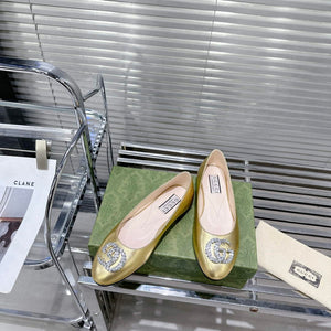 Gucci Women's Ballet Flat With Fashion Shoes G53204 - Euro 35=US 4 - View 3