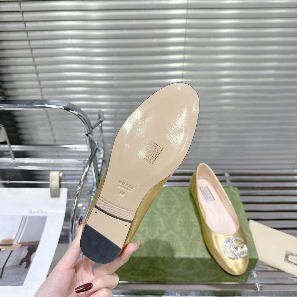 Gucci Women's Ballet Flat With Fashion Shoes G53204