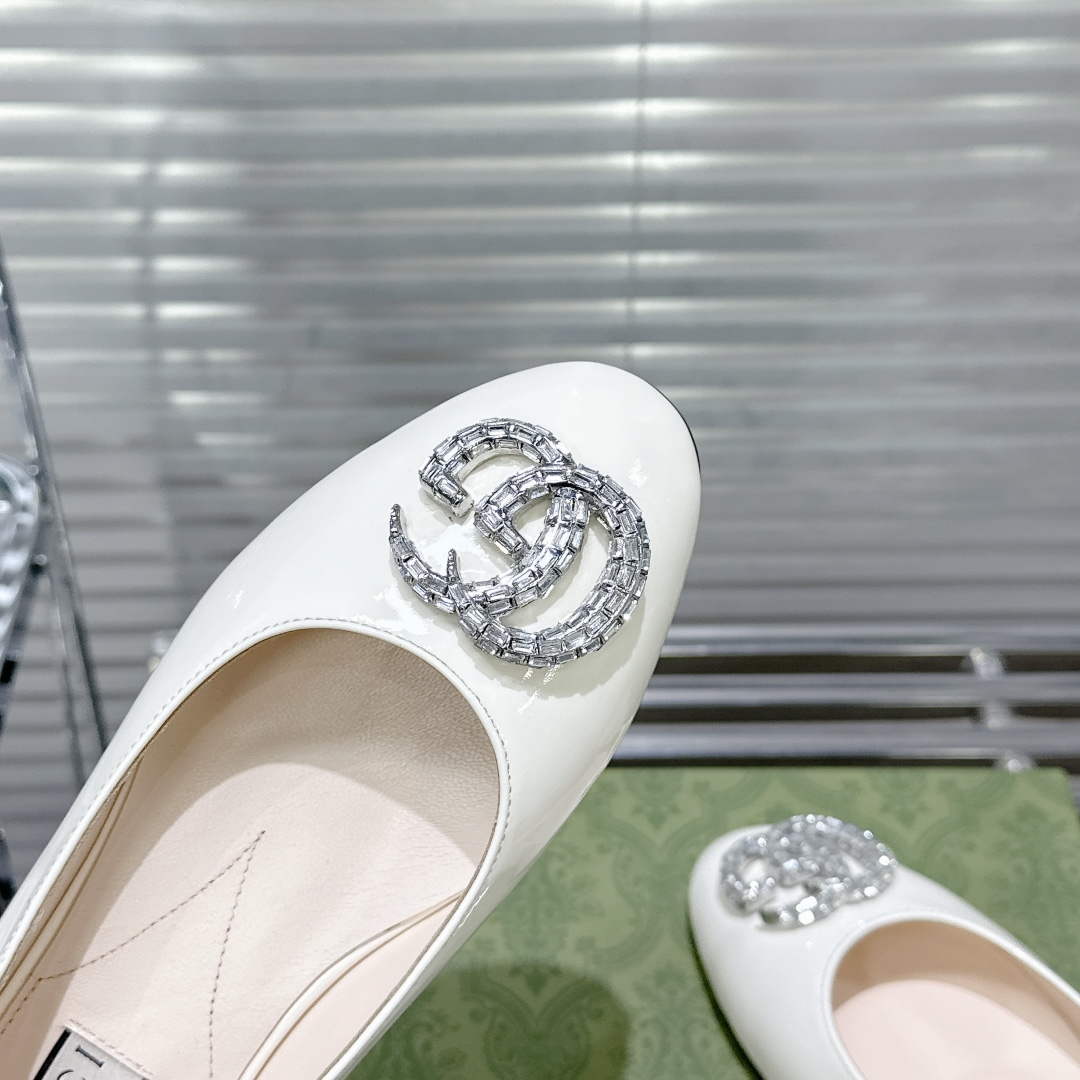 Gucci Women's Ballet Flat With Fashion Shoes G53207 - Euro 35=US 4 - View 8