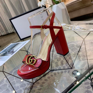 Gucci Women's Leather platform espadrille GG Sandals G18998 - Euro 35=US 4 - View 4