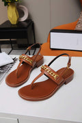 Gucci Women's Leather thong Sandal Designer Slippers G18759