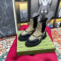 Gucci Women's Men's Fashion Shoes Lace-up Boots G77342 - US 4=Euro 35 - View 1