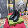 Gucci Women's Men's Fashion Shoes Lace-up Boots G77344 - US 4=Euro 35 - View 1