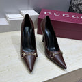 Gucci Women's Pointed-toe High Heels Shoes 9.5cm G86232 - Euro 35=US 4 - View 1