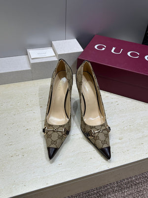 Gucci Women's Pointed-toe High Heels Shoes 9.5cm G86234 - Euro 35=US 4 - View 1