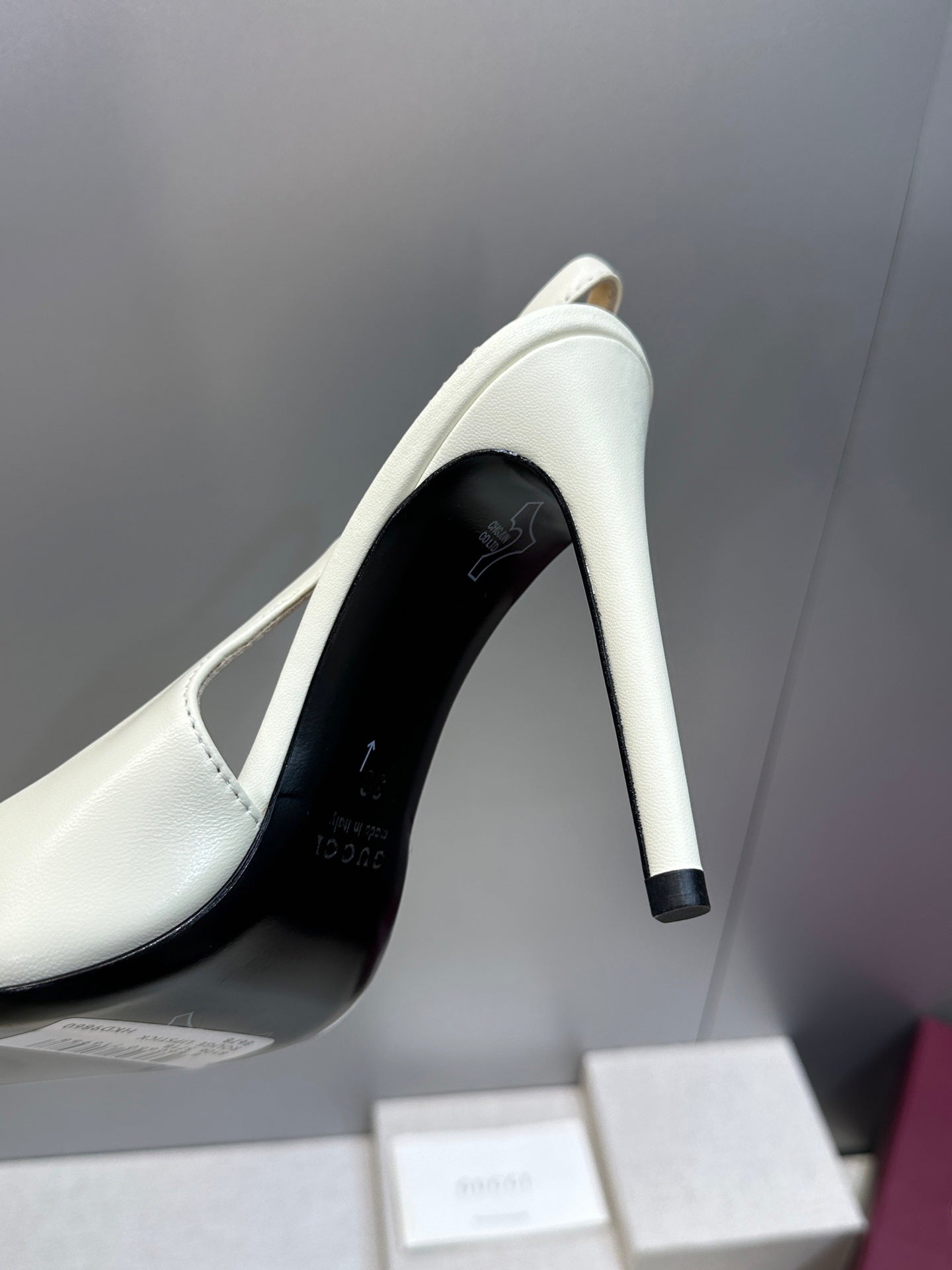 Gucci Women's Pointed-toe Slingback High Heels Shoes 9.5cm G86237 - Euro 35=US 4 - View 8