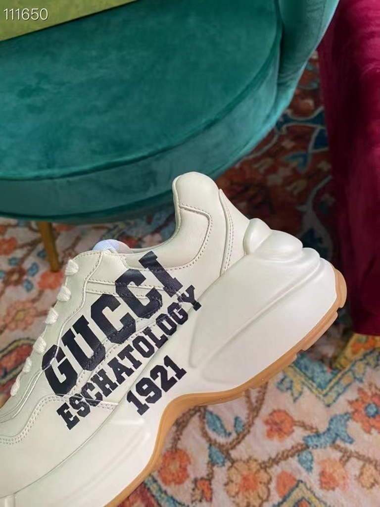 Gucci Women's Rhyton sneaker with '25' 663340 White