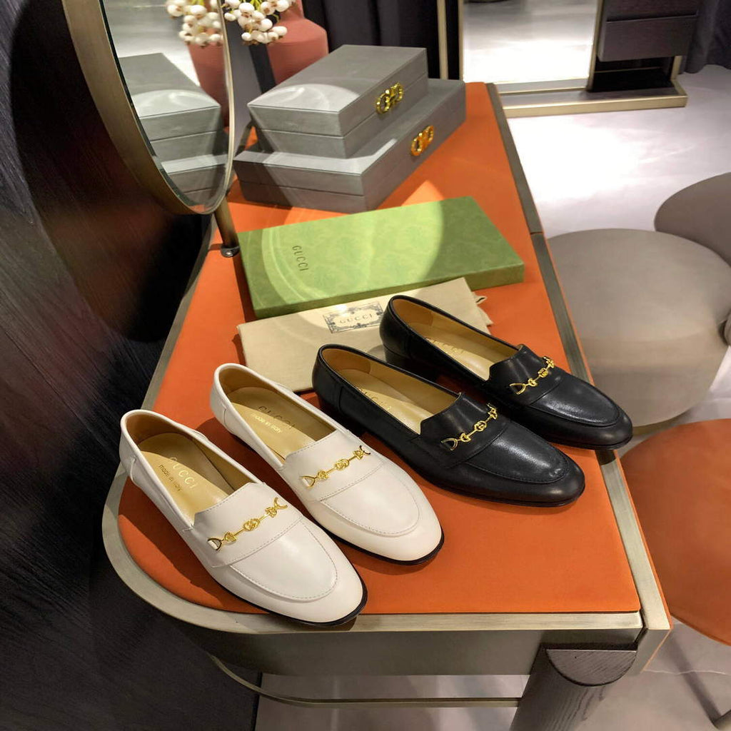 Gucci Women's Shoes Gucci Designer Loafers Heel 30mm G81246