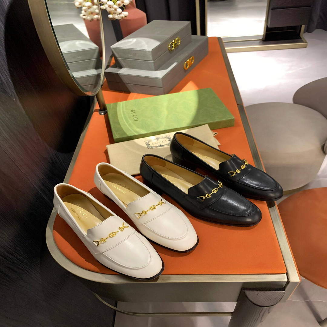 Gucci Women's Shoes Gucci Designer Loafers Heel 30mm G81246