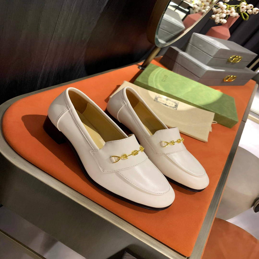 Gucci Women's Shoes Gucci Designer Loafers Heel 30mm G81247