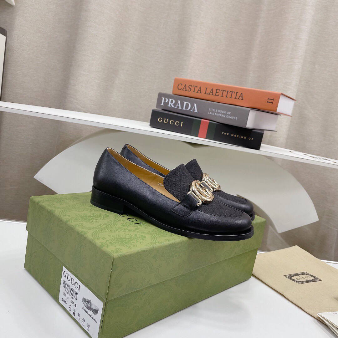 Gucci Women's Shoes Gucci Designer Loafers Heel 30mm G81249